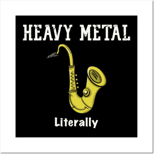 Heavy Metal Sax Posters and Art